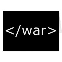 End War html - Black & White Cards