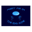 End Zone Frisbee Business Cards