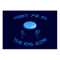End Zone Frisbee Business Cards