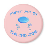 End Zone Frisbee Magnets
