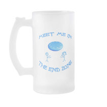 End Zone Frisbee Coffee Mugs