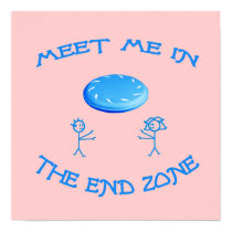End Zone Frisbee Posters