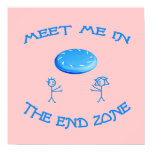 End Zone Frisbee Posters