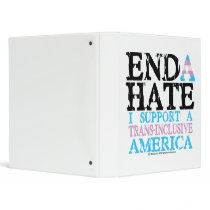 ENDA HATE 3 RING BINDERS