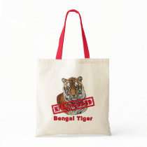 Endangered Bengal Tiger  Products bags