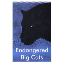 Endangered Big Cats Calendars