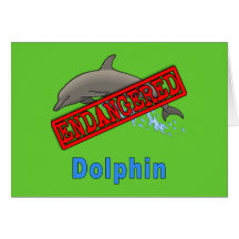 Endangered Dolphin Products Cards