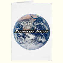Endangered Earth t-shirts and gifts. cards