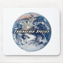 Endangered Earth t-shirts and gifts. mousepads