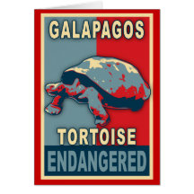 Endangered Galapagos Tortoise Pop Art Tshirts Cards