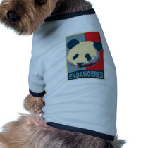 Endangered Panda Pop Art Design pet clothing by EndangeredCreatures Endangered Panda Pop Art Design pet clothing