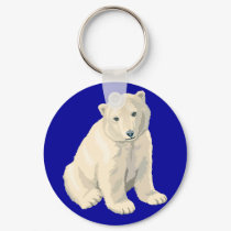Endangered Polar Bear keychains by Wildlifeshoppe Endangered Polar Bear keychains
