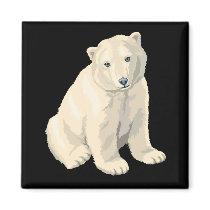 Endangered Polar Bear Refrigerator Magnet