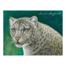 Endangered Snow Leopard posters by twopurringcats Endangered Snow Leopard posters