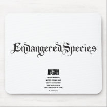 Endangered Species Mousepad by AnimalAdvocate Endangered Species Mousepad