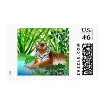 Endangered Sumatran Tiger Postage postage