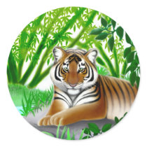 Endangered Sumatran Tiger Sticker