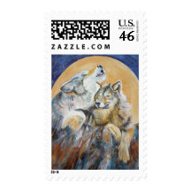 Endangered Wolf Inspirational Stamps Howling Wolf