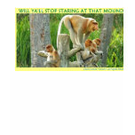 Endangering The Proboscis Monkeys t-shirts