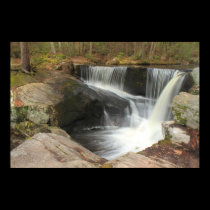 Enders Falls Waterfall Granby Connecticut posters