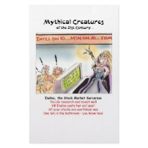 Endiva, the Stock Market Sorceress Stationery Design
