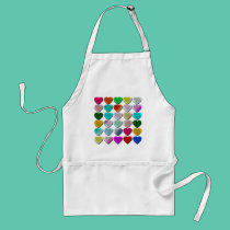 Endless Hearts for Valentines Day aprons