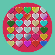 Endless Hearts for Valentines Day stickers