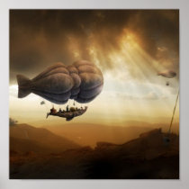 baloon, journey, castle, fantasy art posters, adventure, dreamland, tower, flying, boat, houk, art, artwork, illustration, digital art, digital realism, surreal, surreal art, fantasy, fairytales, gifts, eerie, fun, adorable, mood, mysterious, excellent, cool, unique, awesome, amazing, wonderful, fantastic, impressive, atmospheric, imaginative, landscape, prints, fairy posters, cool posters, school, Poster with custom graphic design