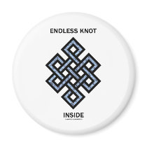 Endless Knot Inside (Psyche / Psychology) Refrigerator Magnet