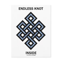Endless Knot Inside (Psyche / Psychology) Post Card