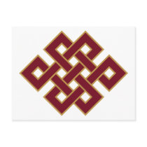 Endless Knot Symbol Post Card