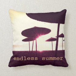 endless summer throw pillow