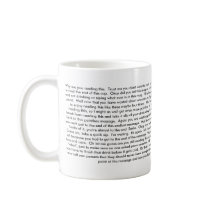 Endless Text Mug