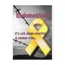 Endo:  It's like being wrapped in barbed wire Postcards