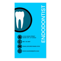 ENDODONTIST bubbles Business Card
