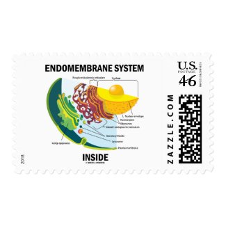 Endomembrane System Inside (Cell Biology) Postage Stamps