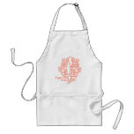Endometrial Cancer Abstract Fight Like a Girl aprons