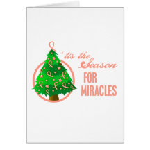 Endometrial Cancer Christmas Miracles Cards