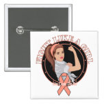 Endometrial Cancer Fight Like A Girl Modern Rosie buttons