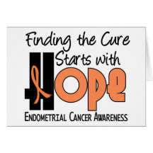 Endometrial Cancer HOPE 4 Greeting Card