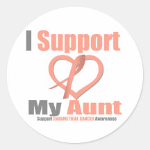 Endometrial Cancer I Support My Aunt Sticker