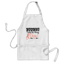 Endometrial  Cancer Picked The Wrong Diva v2 Aprons