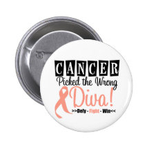 Endometrial  Cancer Picked The Wrong Diva v2 Buttons