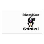 Endometrial Cancer Stinks Skunk Awareness Design Business Cards