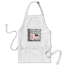 Endometrial Cancer Survivor Collage Apron