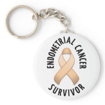 Endometrial Cancer Survivor Keychain keychains
