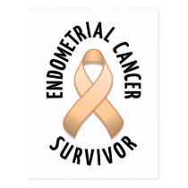Endometrial Cancer Survivor Postcard postcards