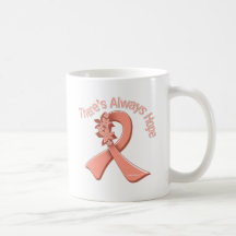Endometrial Cancer There's Always Hope Floral Coffee Mug