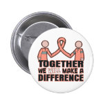 Endometrial  Cancer Together We Will Make A Differ Pin