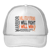 Endometrial Cancer Warrior Trucker Hats